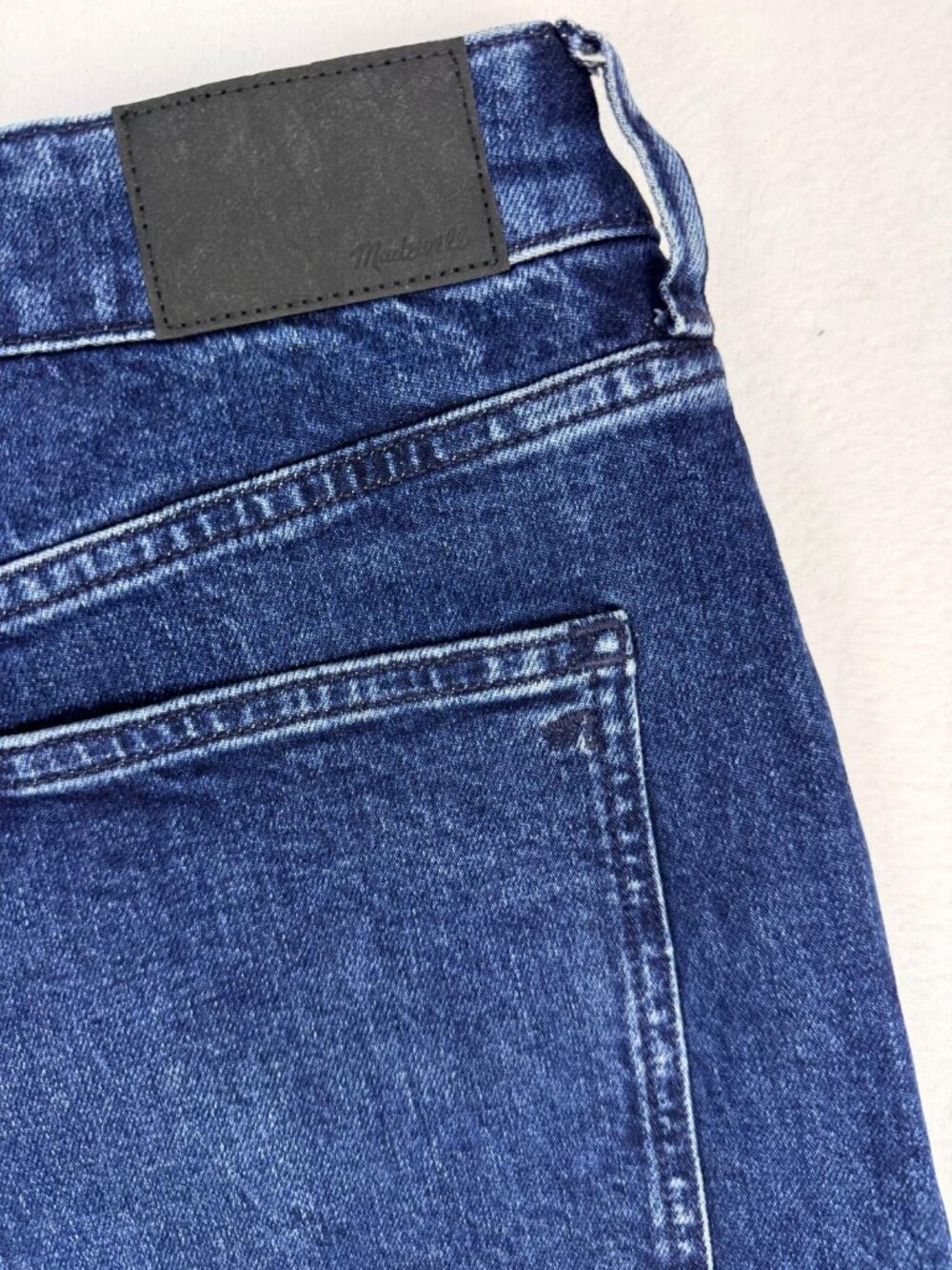 Madewell Curvy Perfect Vintage Wide Leg Jeans Women 31P Blue High Rise Crop - Picture 8 of 14